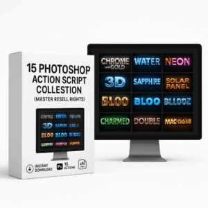 15 Photoshop Action Script Collection (Master Resell Rights)